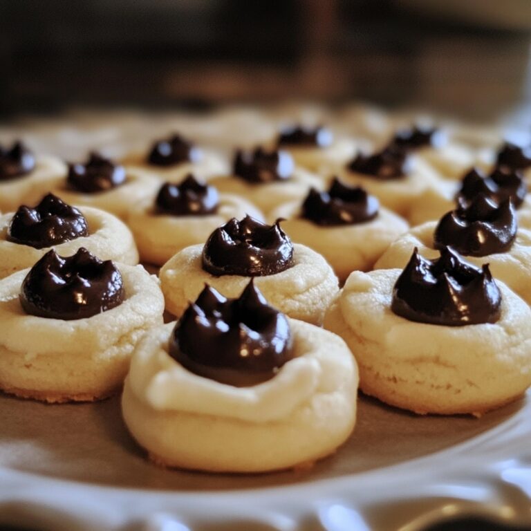 Italian Cannoli-Inspired Thumbprint Cookies Recipe