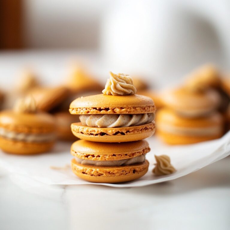 Elegant Pumpkin Pie Macarons Recipe