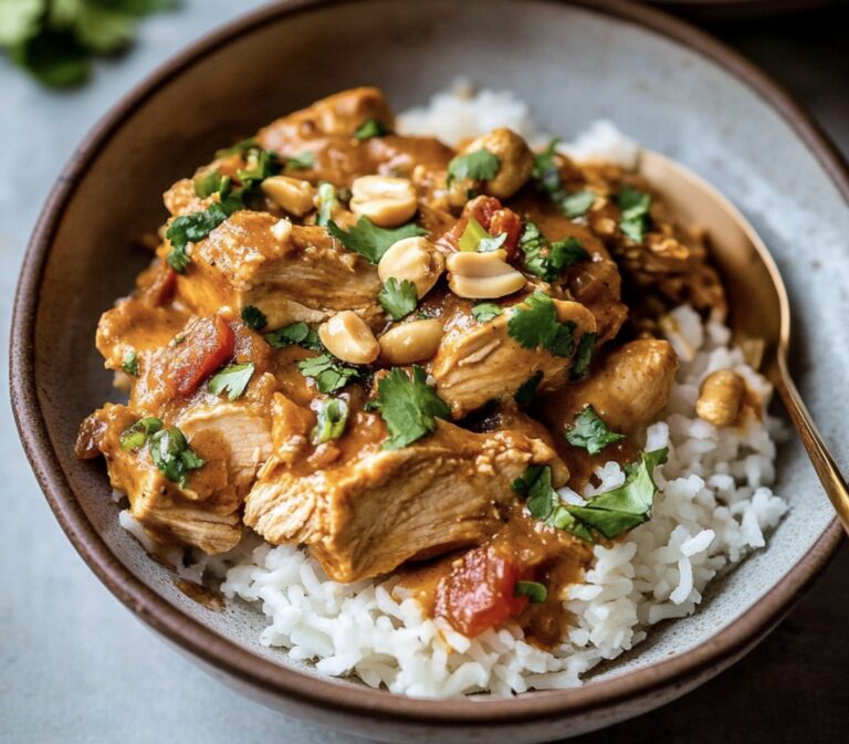 Slow Cooker Peanut Chicken Recipe