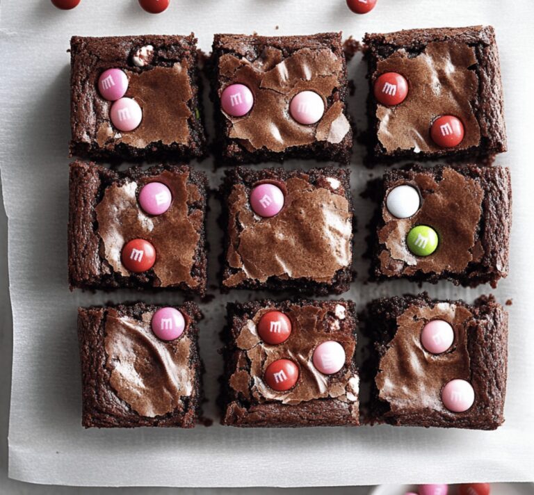 Gooey M&Ms Brownies Recipe