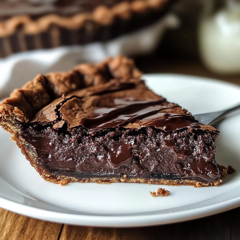 Fudgy Brownie Pie Recipe