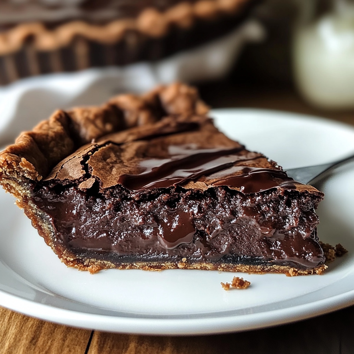 Fudgy Brownie Pie Recipe