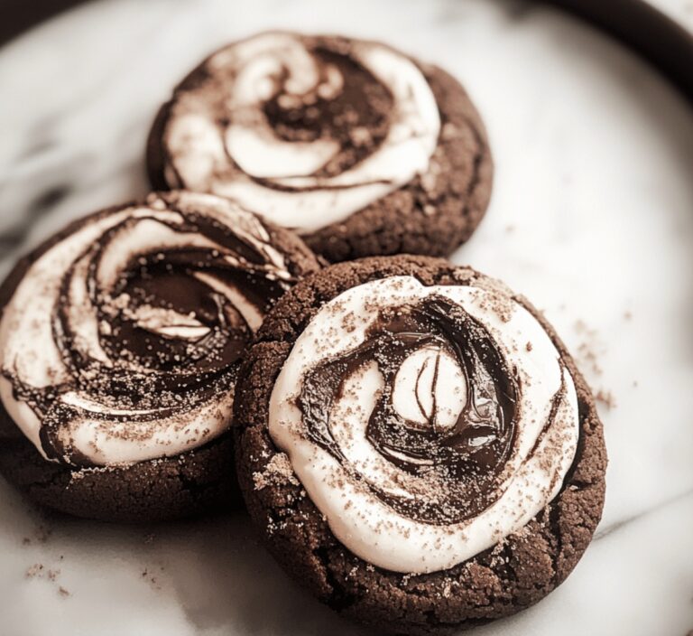 Chocolate Marshmallow Swirl Cookies Recipe