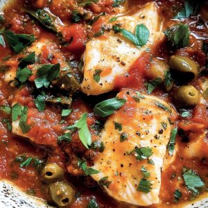 Spicy Fish Puttanesca Recipe