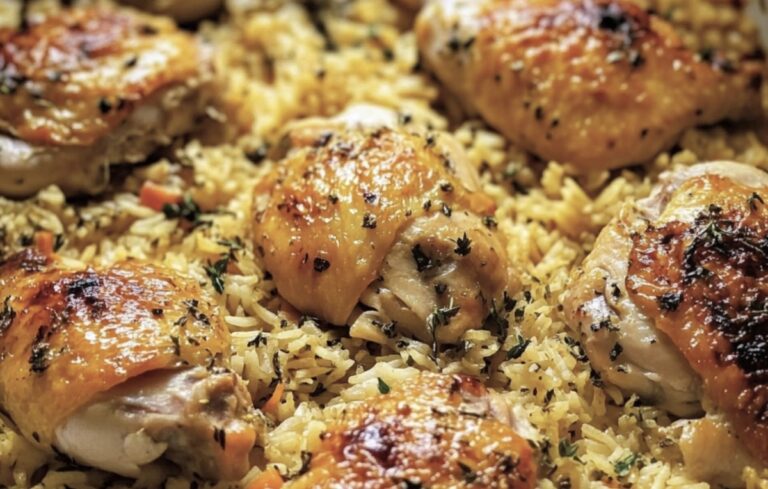 Oven Baked Chicken And Rice Recipe