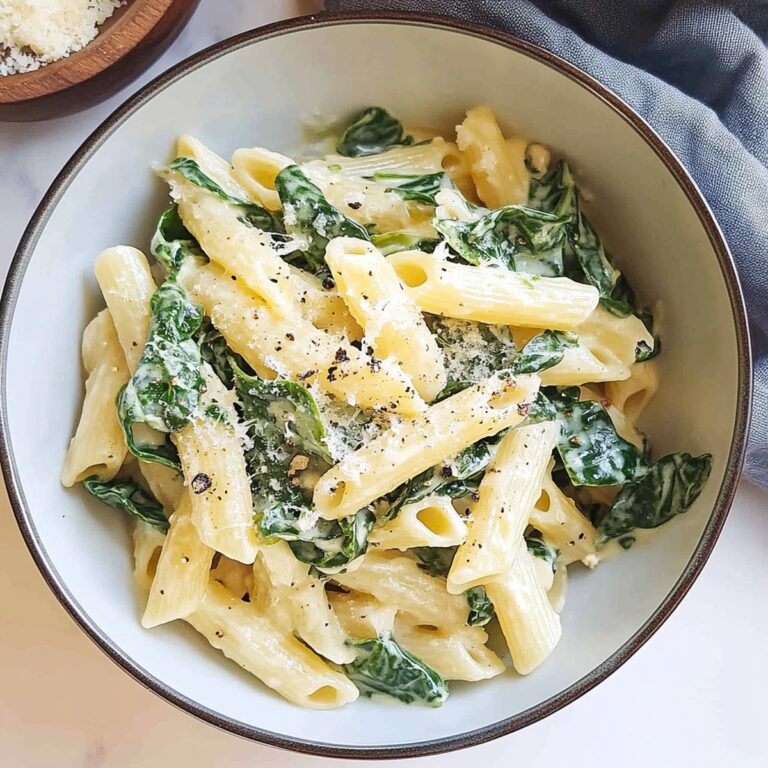 Vibrant Pasta With Spinach Recipe