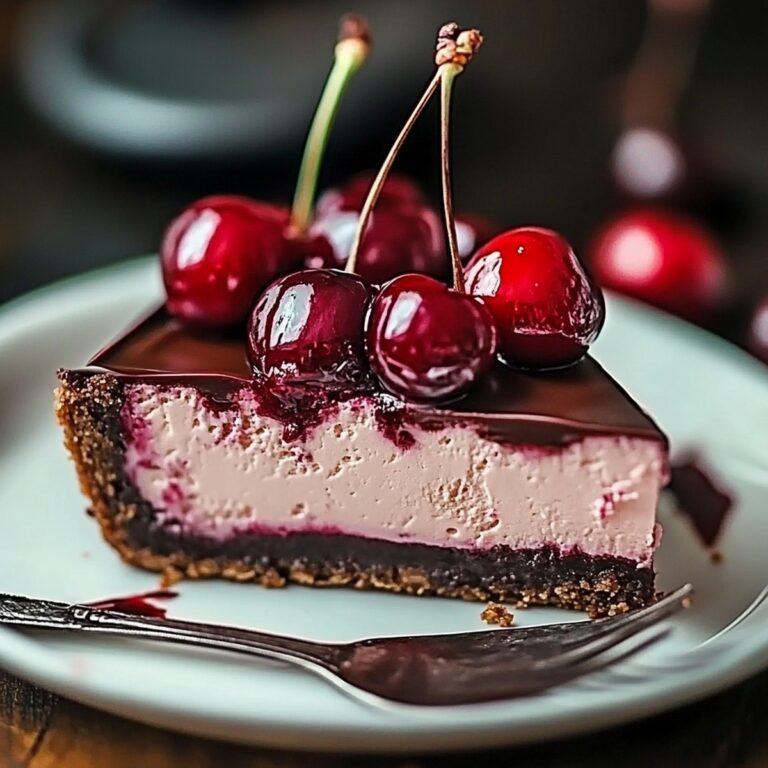 Cherry Chocolate Cheesecake Recipe