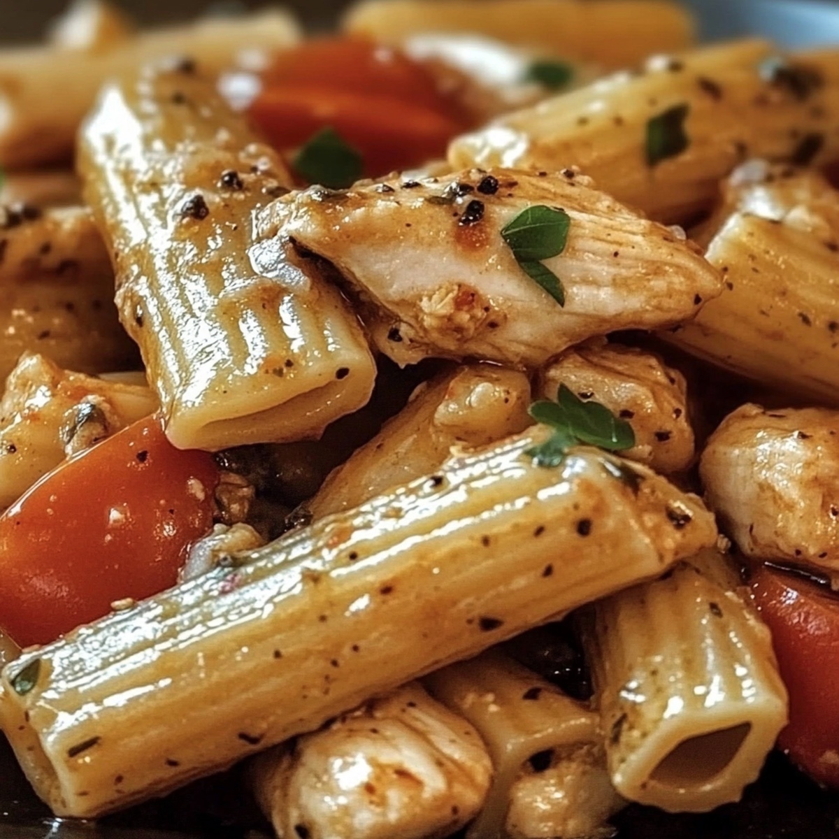 Spicy Honey Pepper Chicken Panini Pasta Recipe