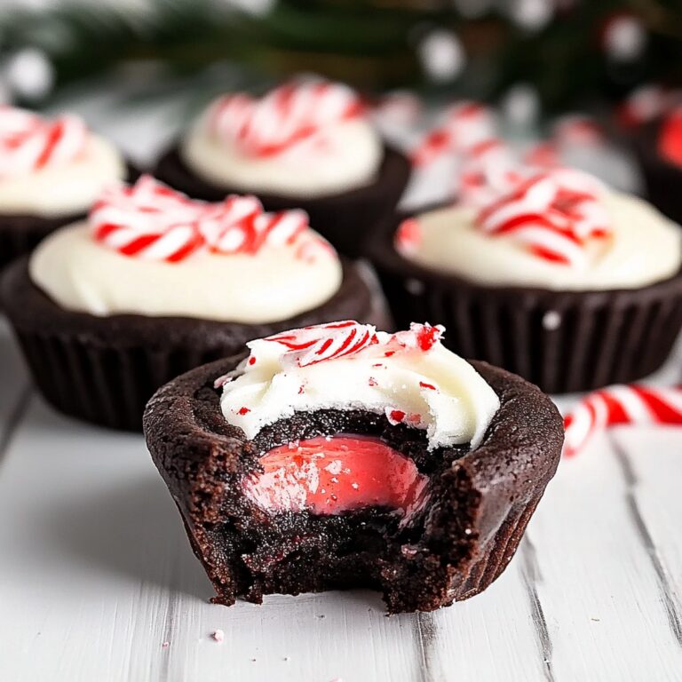 Chocolate Peppermint Cookie Cups Recipe