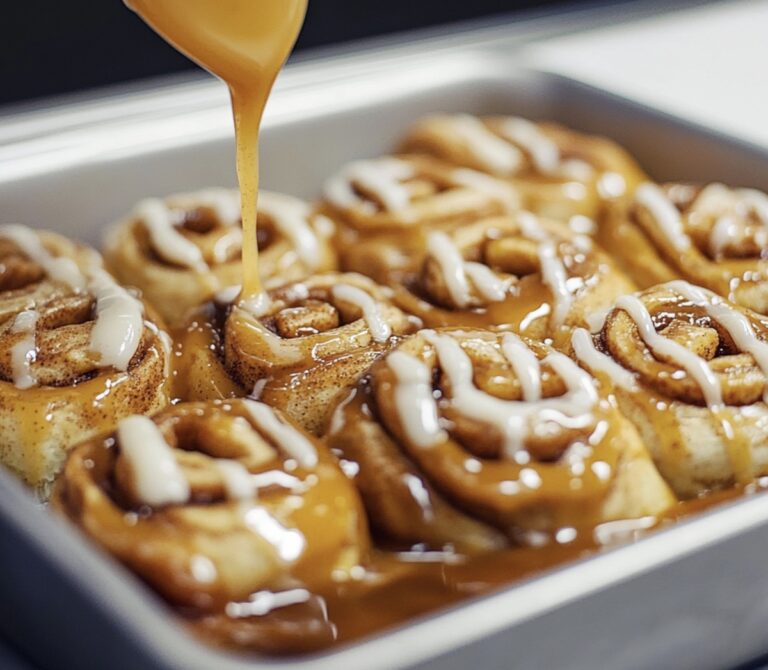 Caramel Apple Cinnamon Rolls Recipe