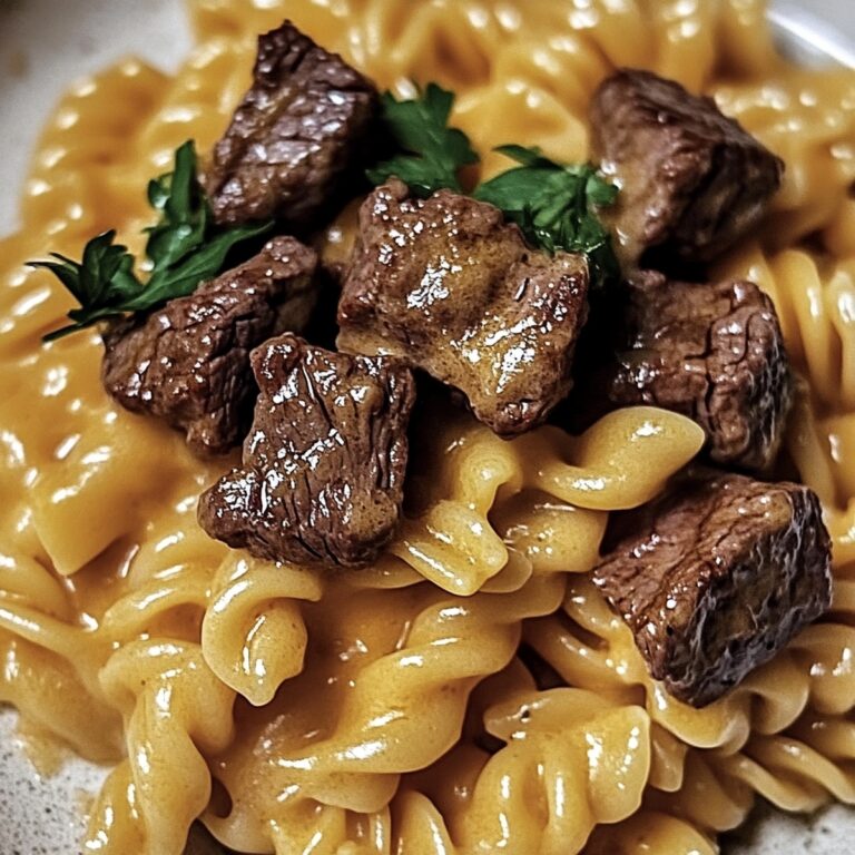 Savory Steak Bites And Rotini Pasta Recipe