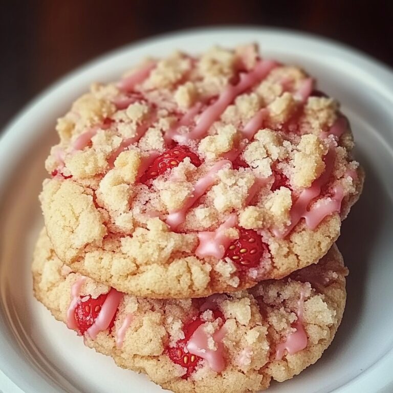 Crispy Strawberry Crunch Cookies Recipe