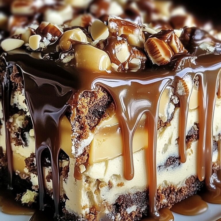 Caramel Turtle Poke Cake Recipe