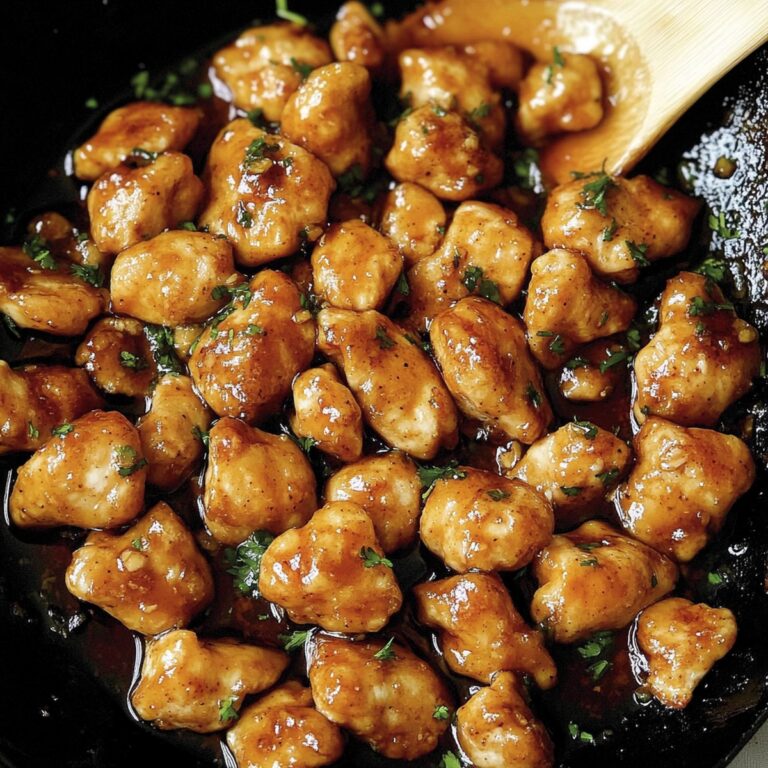 Honey Garlic Chicken Bites Recipe