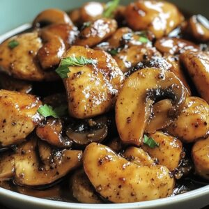 Spicy Black Pepper Chicken With Mushrooms Recipe