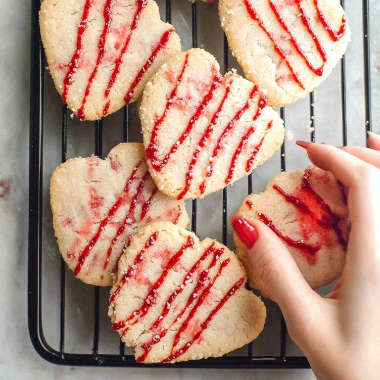 Sweet Strawberry Shortbread Cookies Recipe