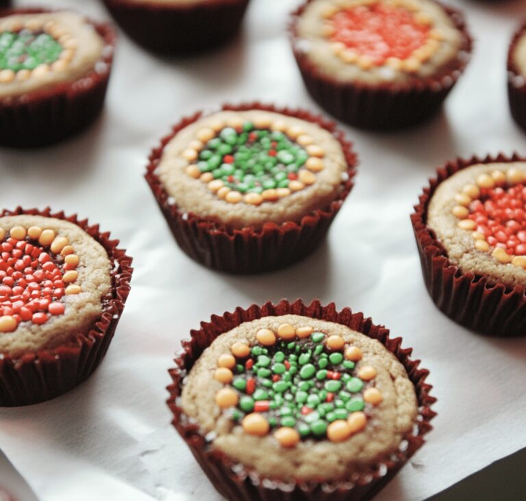 Festive Peanut Butter Cup Christmas Cookies Recipe