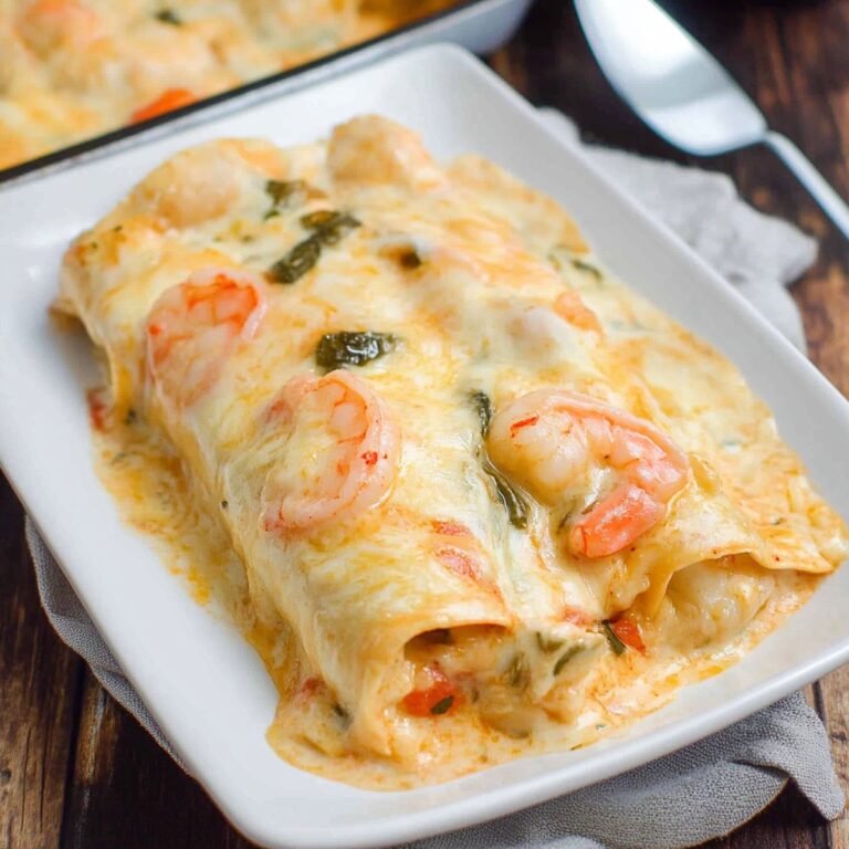 Silky Shrimp Enchiladas Recipe