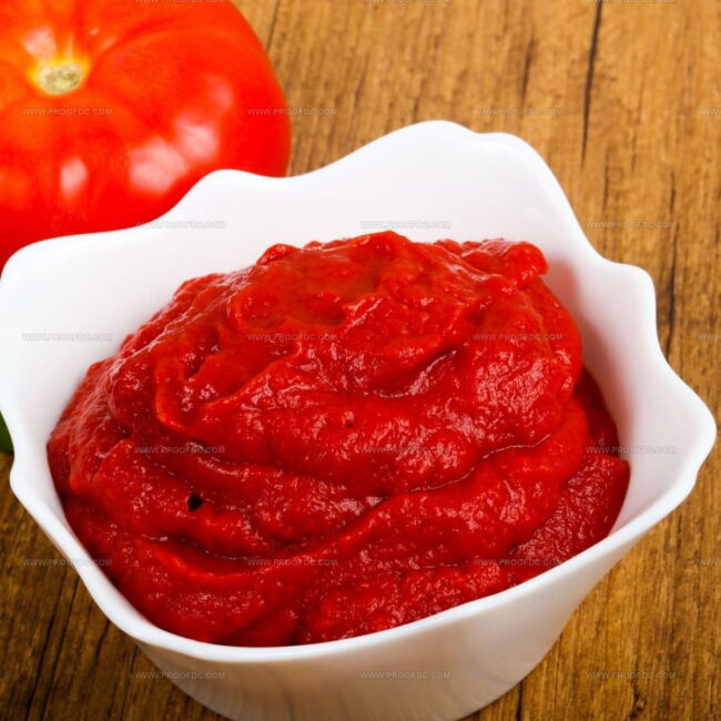 Tomato Paste + Oil + Water
